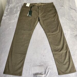 New Rodd & Gunn Leighton Place Straight Jean Army Green 40x34 NWT Mens Cotton